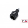 CNC Racing PRAMAC RACING LIMITED EDITION Single Bar End to Match Lever Guards - "BOING" Style CNC Racing PRAMAC RACING LIMITED EDITION Single Bar End to Match Lever Guards - "BOING" Style